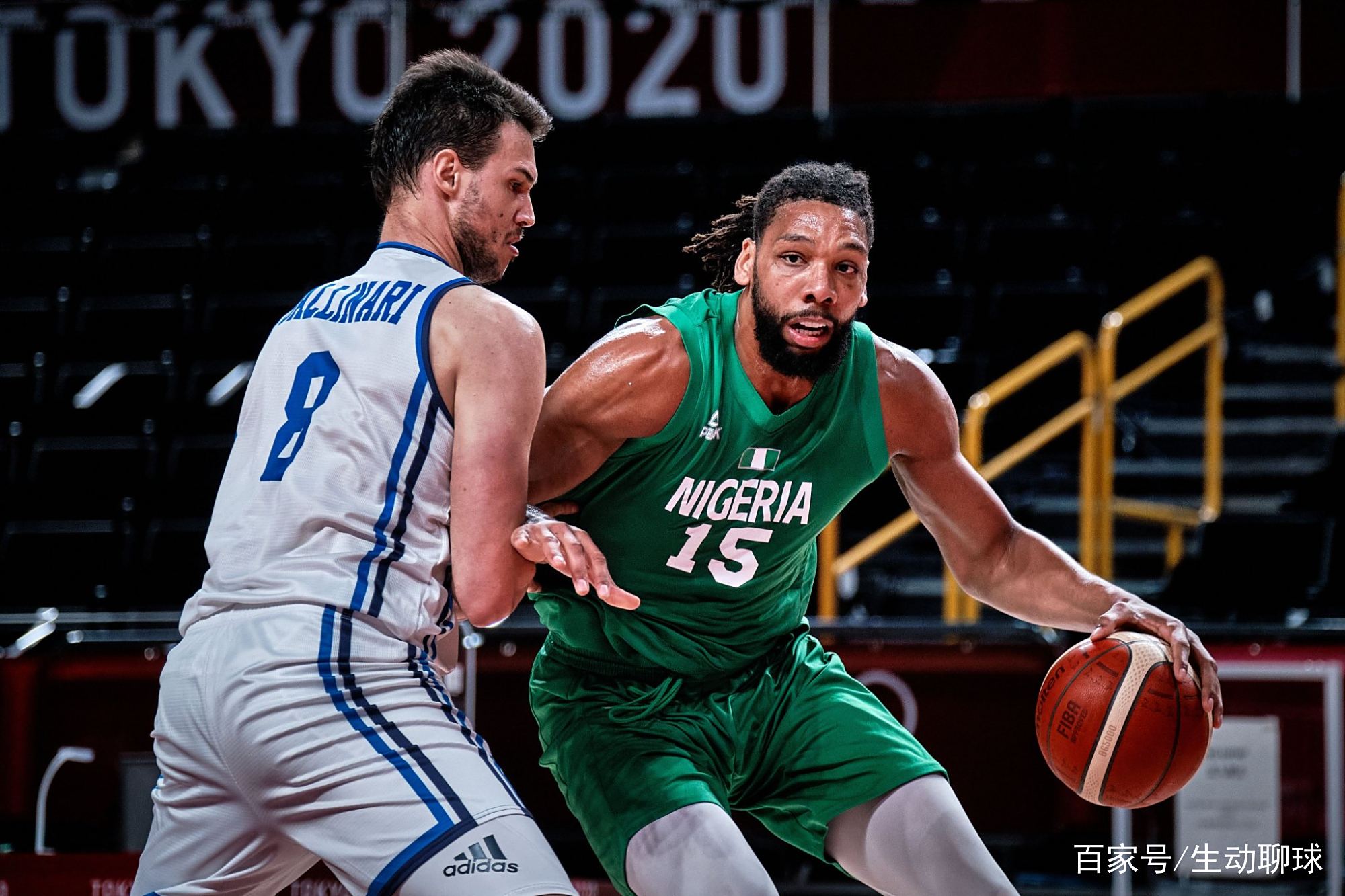 尼日利亚男篮鏖战西班牙男篮，加里纳利统治全场